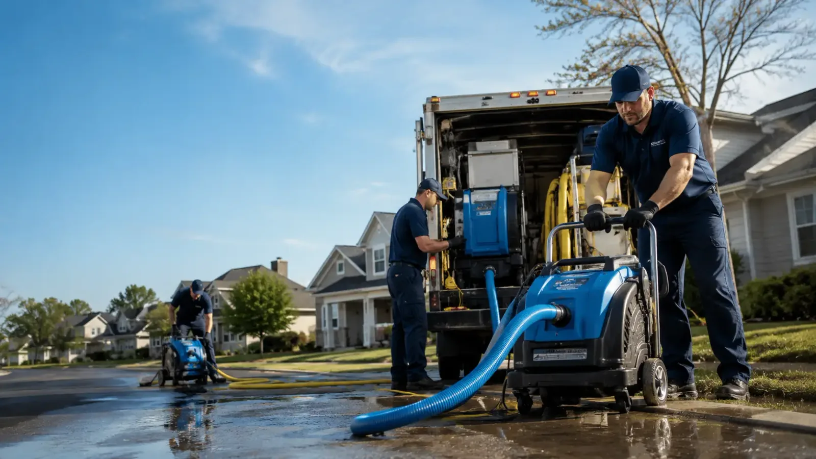 Flood Damage Cleanup in Pointe Aux Pins, MI